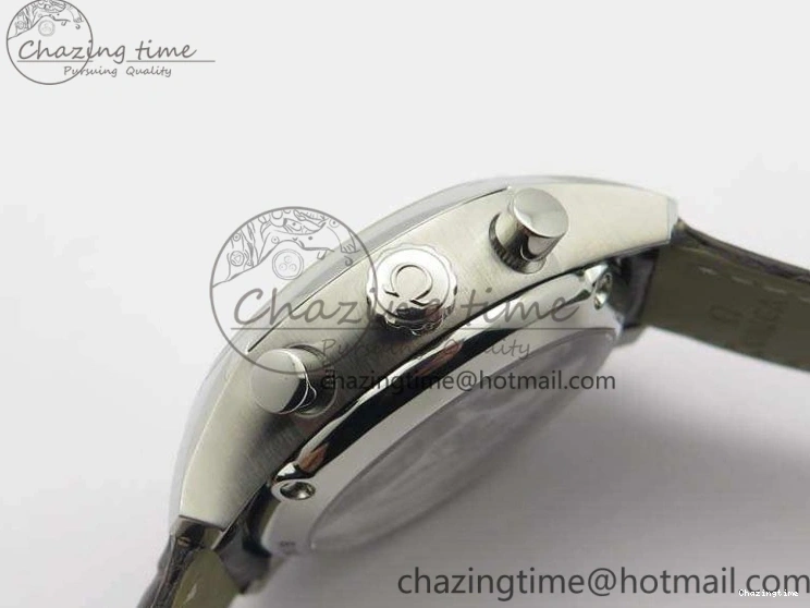 0325 De Ville Chronograph SS OMF 1:1 Best Edition White Dial On Brown Leather strap A Versatile 8111